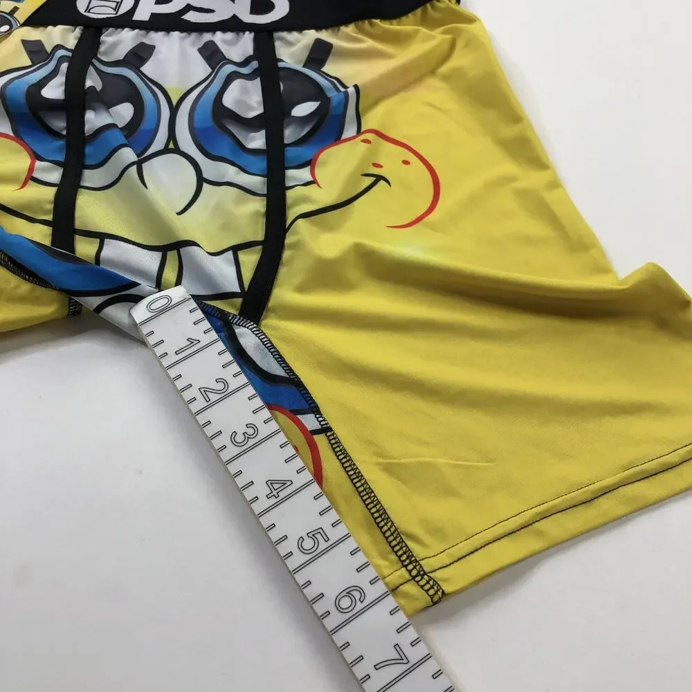 PSD Spongebob Squarepants Men's NEW Boxer Shorts Medium 32-34 Yellow